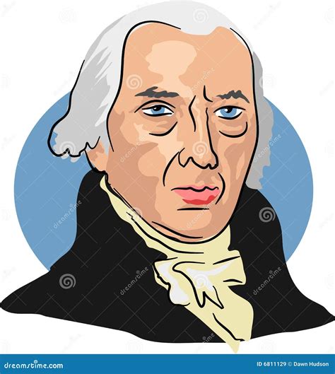 James Madison Stock Illustration Image Of America Portrait 6811129