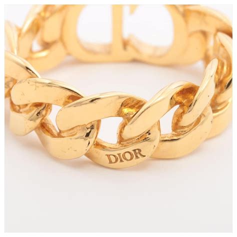 Christian Dior Danseuse Étoile Ring Gold hardware Gold plated ref