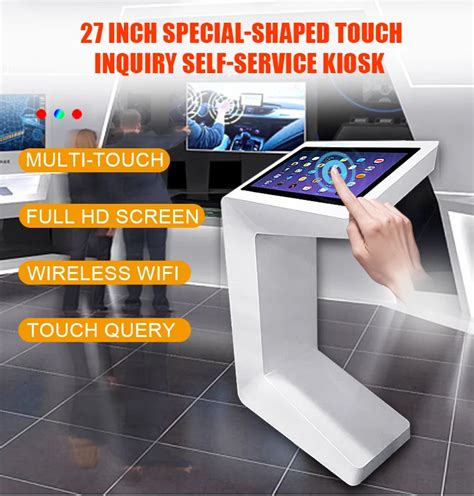 Inch Free Standing Self Service Kiosk Digital Signage Information