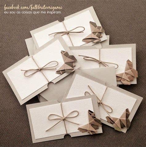 Falk Brito Origami Cartões de origami Envelope origami Casamento de