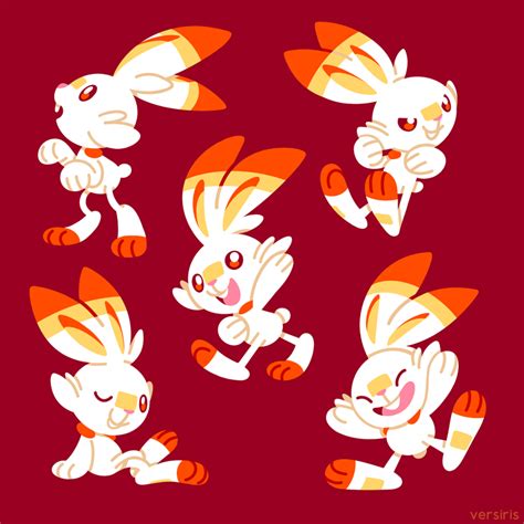 Scorbunny Pokemon Drawn By Versiris Danbooru