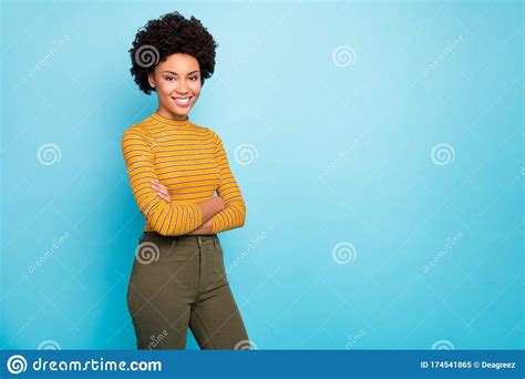 Photo Of Amazing Beautiful Dark Skin Wavy Lady Toothy Beaming Smiling