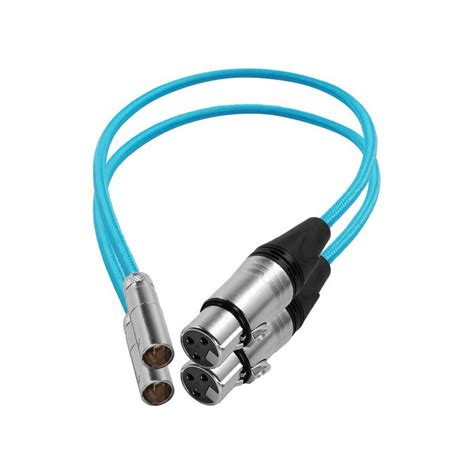 Kondor Blue Mini Xlr Male To Xlr Female Audio Cable Pack For