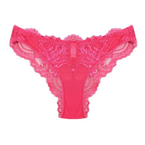 Annebra กางเกงใน ทรงบกน ผาลกไม Bikini Panty รน AU3 853 ชมพเขม ดำ Shopee Thailand