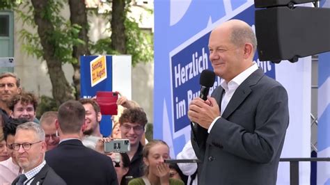 Bürger fragen Olaf Scholz 21 08 2022 Kanzlergarten YouTube