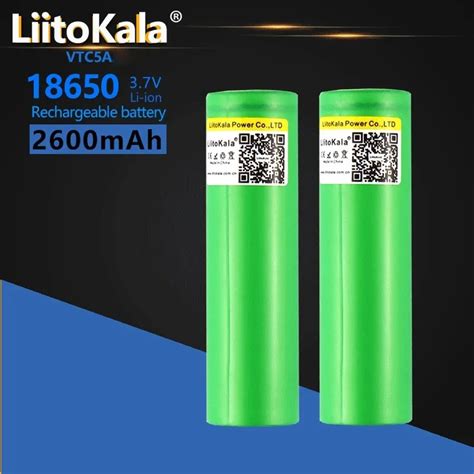 Liitokala NEUE Original 3 6 V Batterie 18650 Wiederaufladbare VTC5A