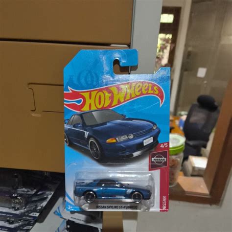 Jual Hot Wheels 2019 Nissan Skyline GT R R32 Biru Yokohama Shopee Indonesia