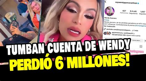 WENDY GUEVARA PIERDE SU CUENTA DE INSTAGRAM CON SEIS MILLONES DE