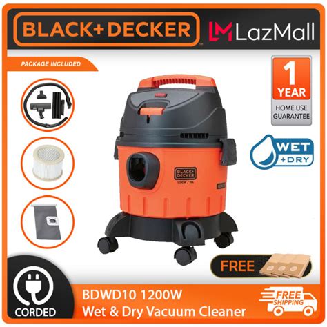 Black Decker Bdwd W L Wet Dry Vacuum Cleaner Lazada