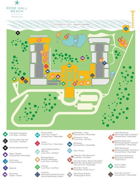 Resort Map | Iberostar Rose Hall Beach | Montego Bay, Jamaica