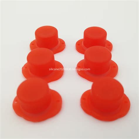 Conductive Custom Molded Silicone Rubber Single Button High Quality