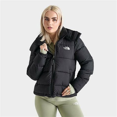The North Face Women's Dome Puffy Puffer Jacket, Large - Black (1 each ...