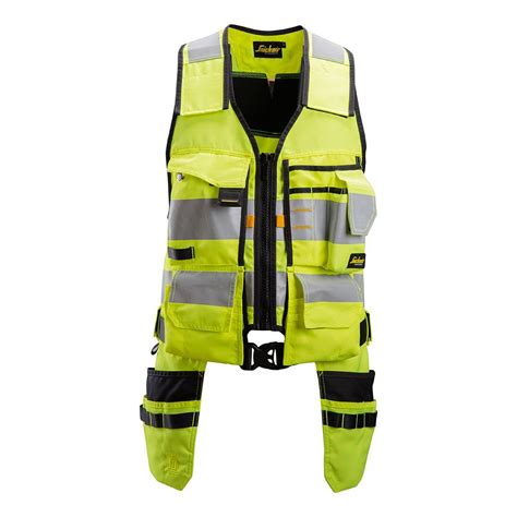 Snickers 4230 Allroundwork High Visibility Tool Vest Yellowblack