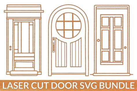 Door Laser Cut Svg Bundle Graphic By Bdbgraphics · Creative Fabrica