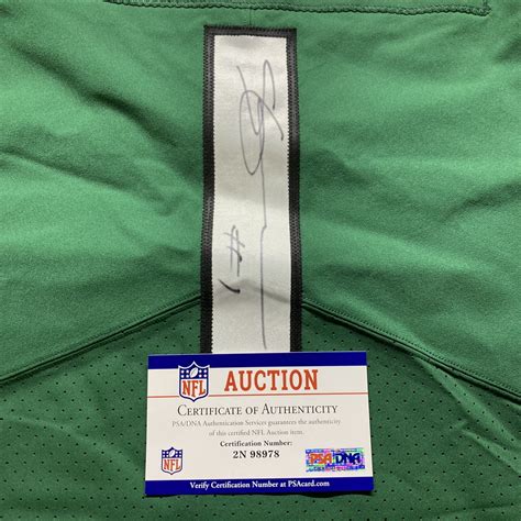 NFL - Jets Sauce Gardner Signed Authentic Jersey Size 40 | The official ...