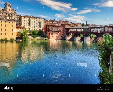 Bassano The Bridge Over The Brenta Called Ponte Vecchio Or Ponte