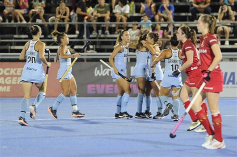 Las Leonas golearon a Bélgica en Santiago del Estero El Gráfico