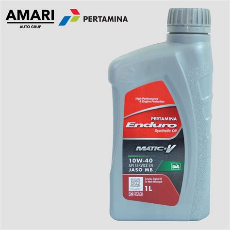 Jual Pertamina Oli Motor Enduro Matic V 10W 40 1 Liter Shopee Indonesia