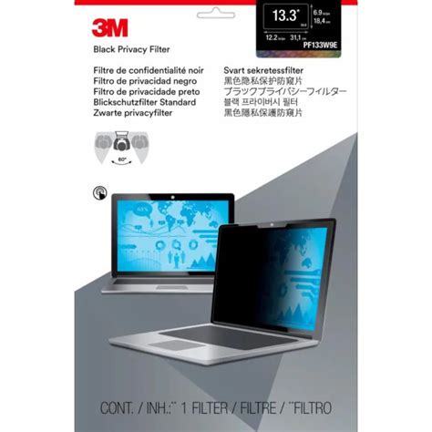 Fellowes 133W9 Microlouver Visual Security Privacy Screen Filter (COMPLY-FLIP) (FS-PRIV-133W9-COMPLY-FLIP)