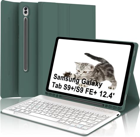 Iveoppe Clavier Samsung Tab S Plus Tui Pour Samsung Galaxy Tab S