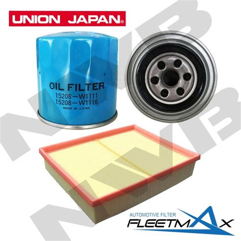 Special Combo Fleetmax Air Filter And Union Oil Filter For Nissan