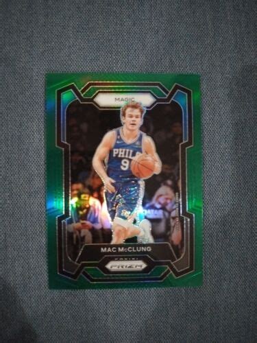 Panini Prizm Basketball Mac Mcclung Green Prizm