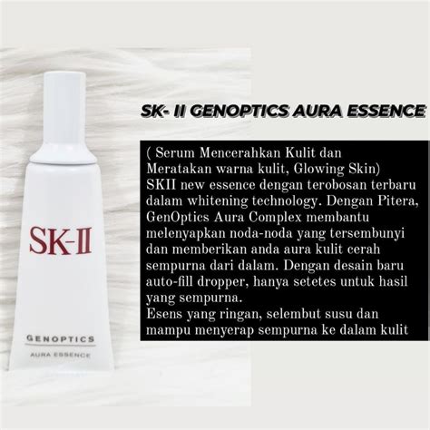 Jual Skii Sk Sk Ii Genoptic Genoptics Aura Essence Ml Shopee