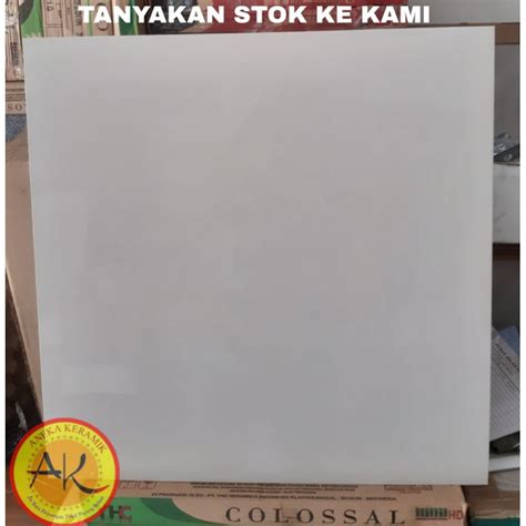 Jual Granit Granite Lantai Ruangan Cream Polos Ivory Kilap Glossy 60x60