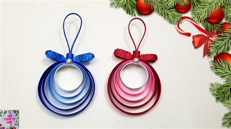 Diy Christmas Decor Christmas Ornaments Tutorial Glitter Foam