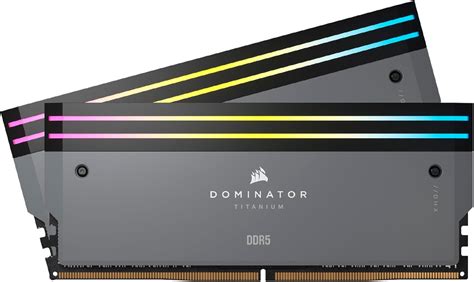 CORSAIR DOMINATOR TITANIUM RGB DDR5 64Go 2x32Go DDR5 6000MHz CL30 AMD