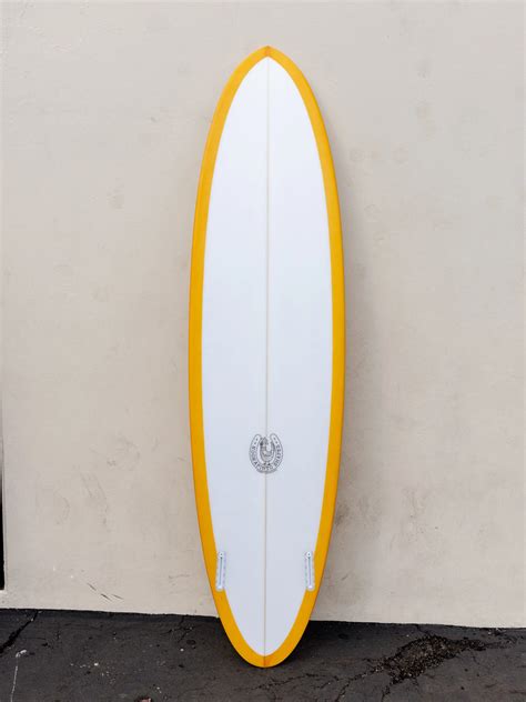 Kookapinto Shapes 77 Thin Twin Mango Concave Deck Surfboard