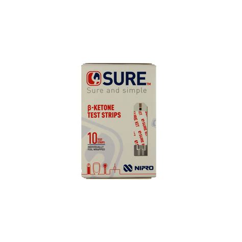 4Sure Ketone Test Strips (Pot of 10 Tests) - Reflex Medical
