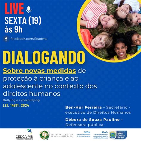 Evento On Line Aborda Lei Que Trata Da Prevenção E Combate Ao Abuso E