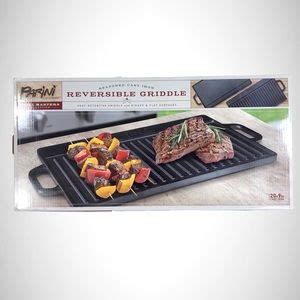 Parini Kitchen Parini Cookware X Seasoned Reversible Griddle