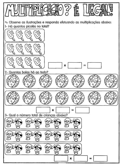 Baixe Em Pdf 37 Atividades De Multiplicação — SÓ Escola