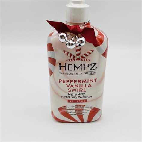 Hempz Peppermint Vanilla Swirl Mighty Minty Herbal Body Moisturizer