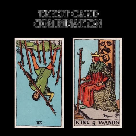 Seven Of Wands Reversed And King Of Wands Tarot Cards Meaning