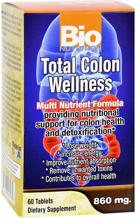 Bio Nutrition Total Colon Wellness Tablets Fresh Health Nutritions