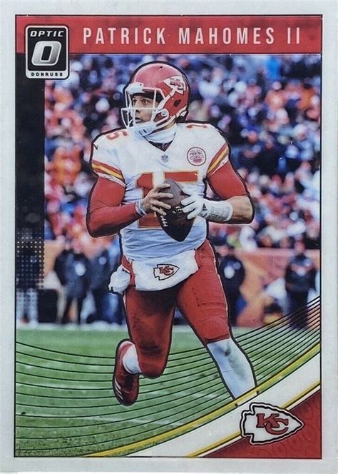 Patrick Mahomes II 2018 Optic 49 Base Price Guide Sports Card Investor