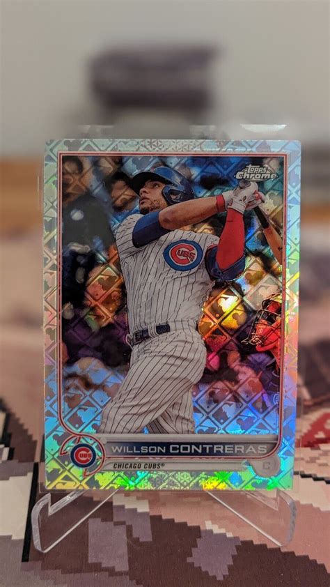 2022 Topps Chrome Logofractor Wilson Contreras 17 Chicago Cubs Ebay