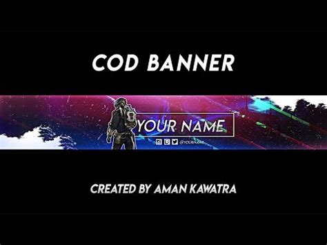 Call Of Duty Banner Template | Speedart #15 (FREE DOWNLOAD) - Velosofy