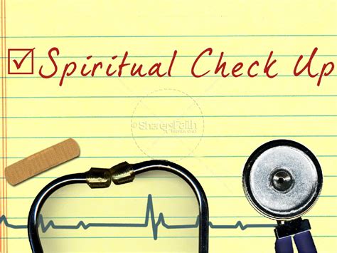 Spiritual Check Up Powerpoint