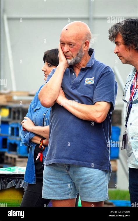 Michael Eavis at Glastonbury festival 2008 Stock Photo - Alamy