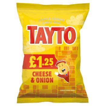 Tayto Cheese Onion Flavour Potato Crisps 65g Is Halal Suitable