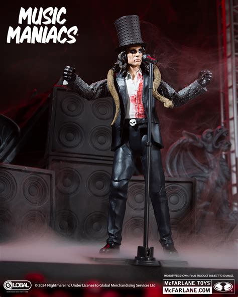 Mcfarlane Toys Music Maniacs Launches Alice Cooper First Up The