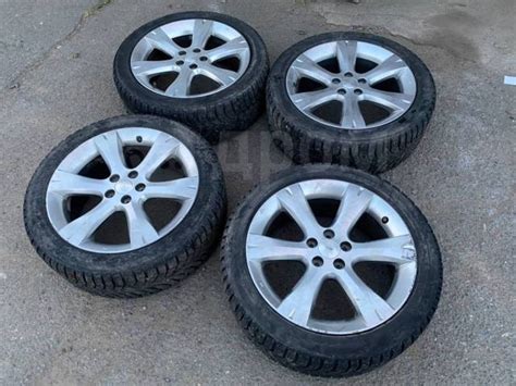 Диски оригинал Subaru 5-100 r17, 17", 1 шт, 5x100, литой, 4 шт, б/у, в ...