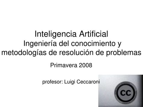 Ppt Inteligencia Artificial Ingenier A Del Conocimiento Y