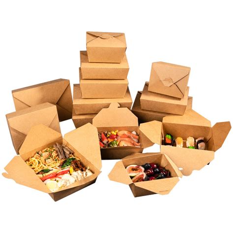 Custom 16oz 26oz 32oz Disposable Kraft Takeaway Rice Salad Food Packaging Container Takeout Hot