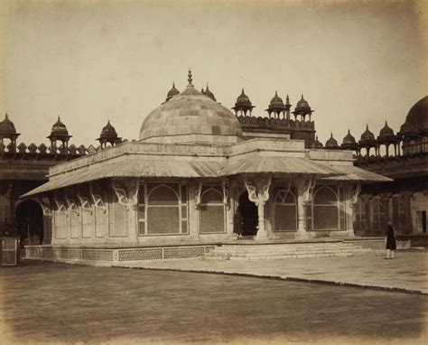 Tomb Of Shaikh Salim Chishti In Jami Mosque At Fatehpur Sikri Works