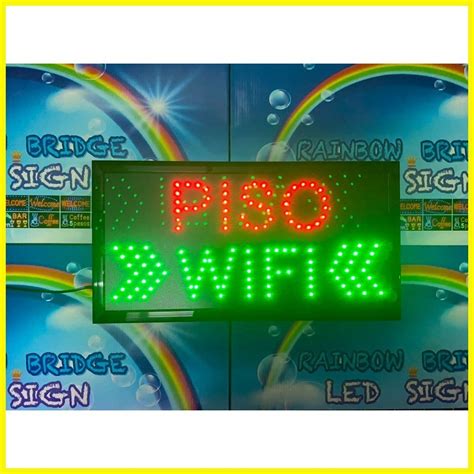 Rainbow Bridge Led Signage Piso Wifi Available New Small Large